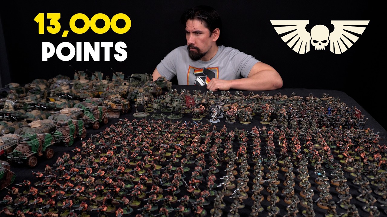 I Collected a MASSIVE 13,000 Pt Astra Militarum Army 