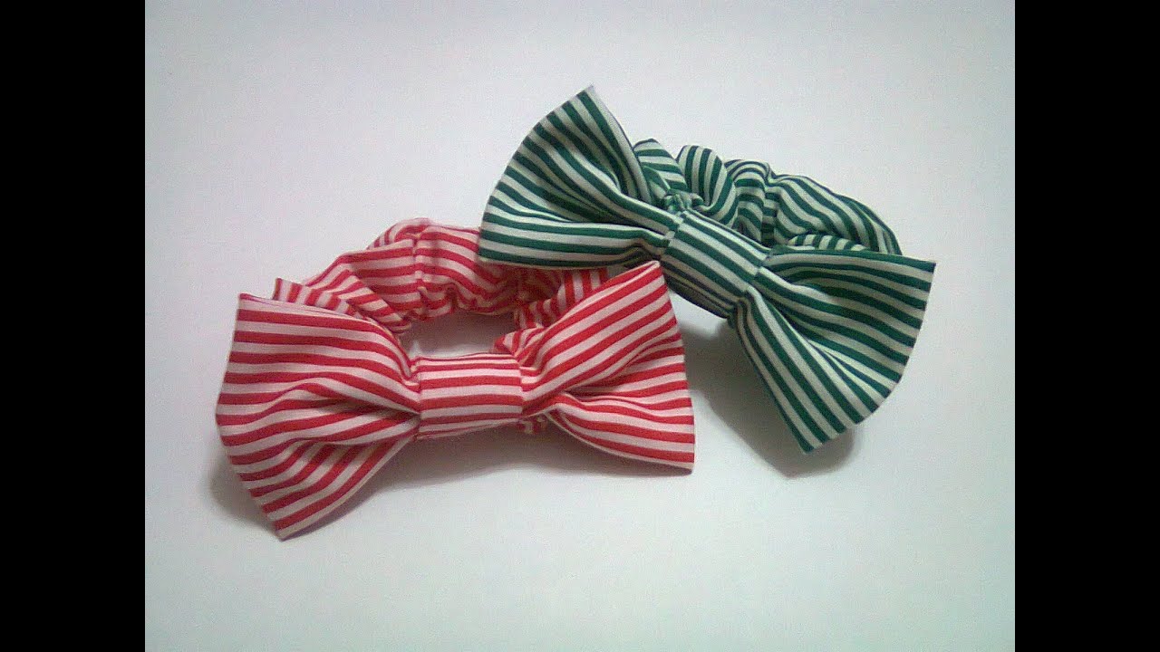 DIY #13 | Rubber Band Hair Bow (Using Fabric) ♥
