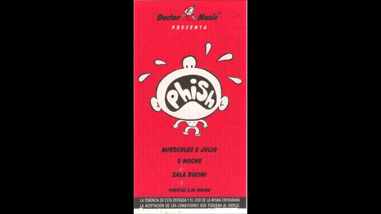 Phish - Bathtub Gin 7/8/98, Barcelona, Spain