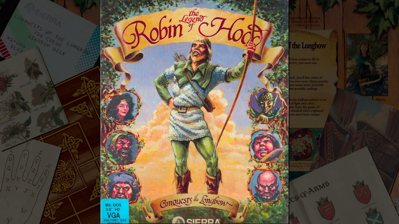 Let's Play Sierra Games - Conquests of Longbow (The Legend of Robin Hood) Music