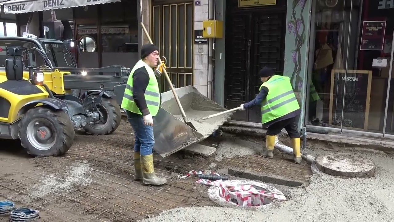 YILDIZ SOKAK'TA ÇALIŞMALAR DEVAM EDİYOR