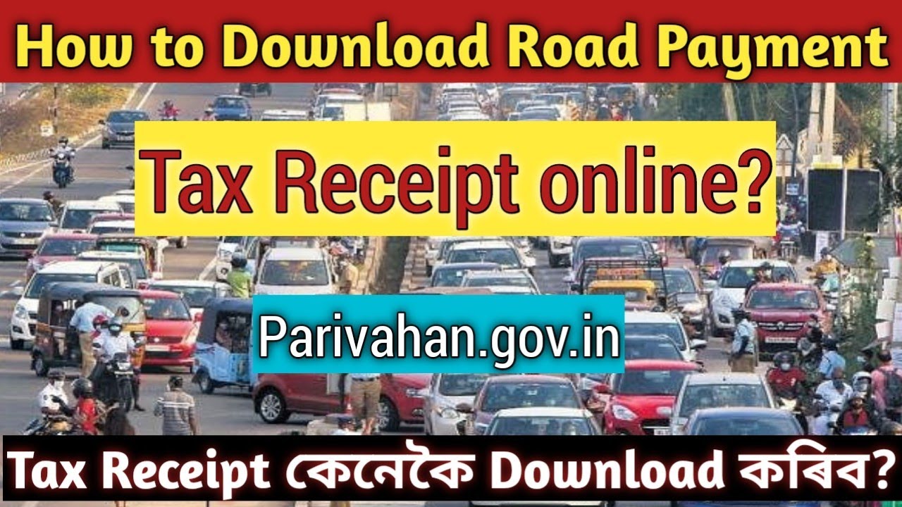 How to Download Road Tax Receipt Online।। Reprint Road Tax Receipt Online।in Assamese।#Parivahan