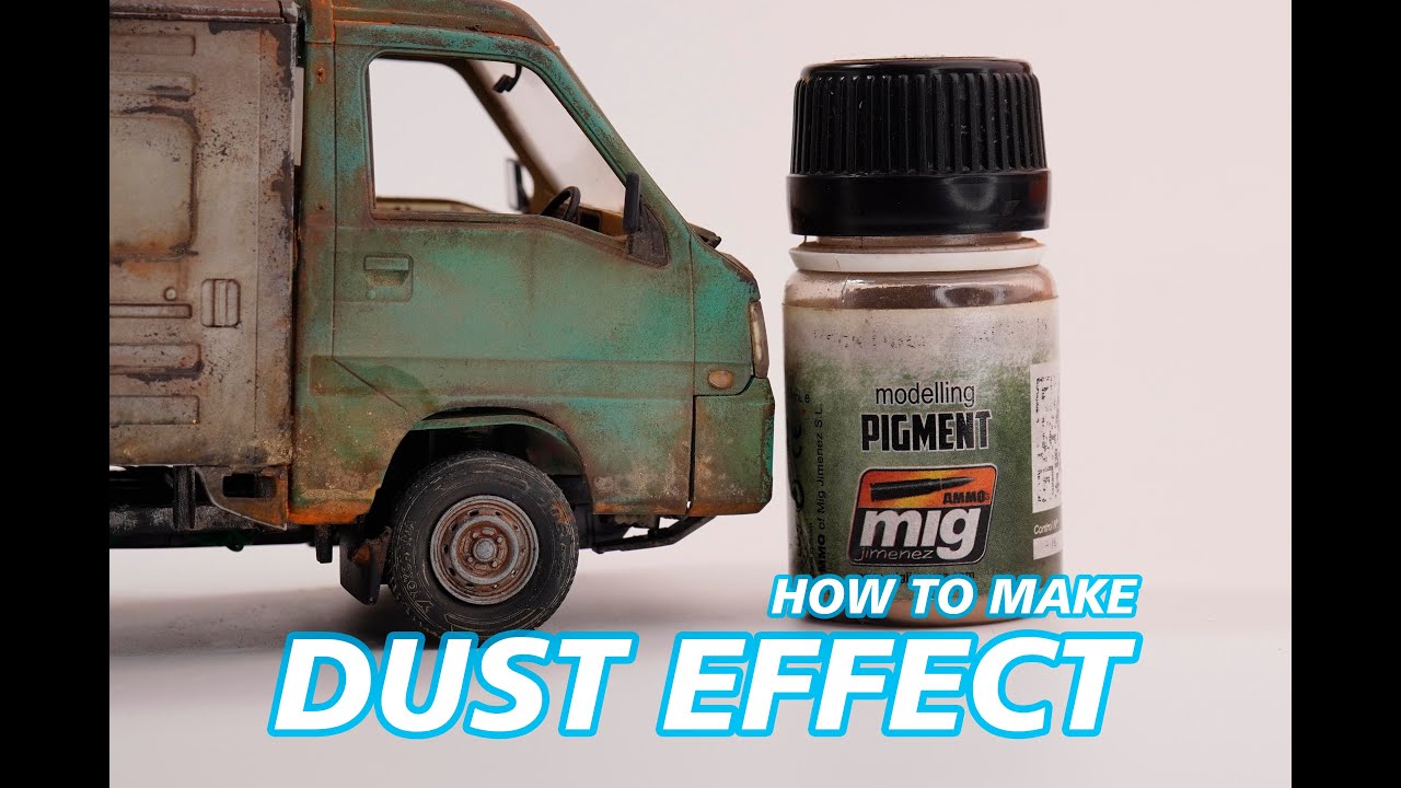 WEATHERING - HOW TO MAKE DUST EFFECT USING PIGMENT ‼️FOR DIECAST AND MODELKIT