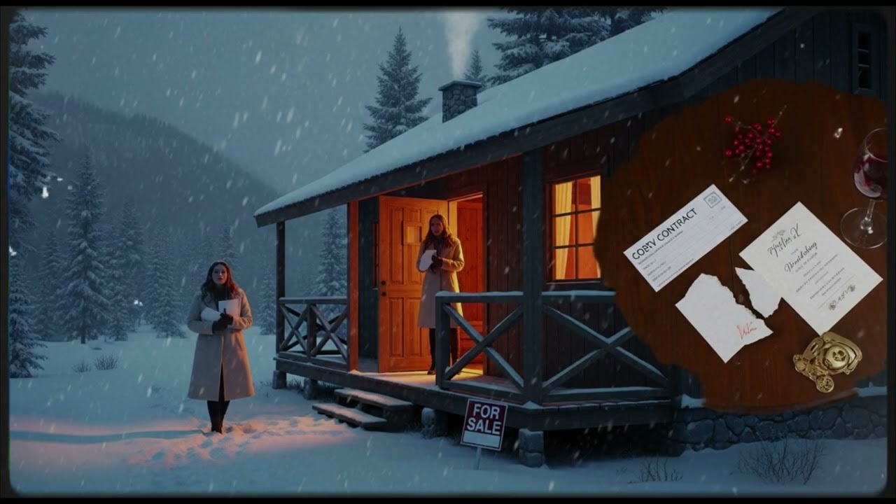 Dijo “no sirves para esposa” y me dejó en la nieve—vendí la cabaña el día de su boda