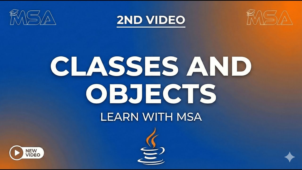 Classes and Objects in Java | Easy & Animated Explanation | Java classes and object | Learn with MSA