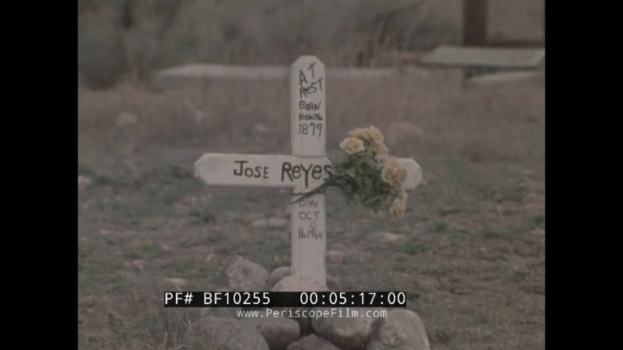 1960s HOME MOVIE  SAN ILDEFONSO PUEBLO & MISSION, NEW MEXICO   BF10255