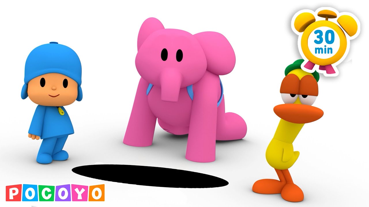 🔎 Pocoyo: Delik Nereye Gidiyor? (30 dakika) | Pocoyo 🇹🇷 Türk | Çocuklar için Çizgi Filmler