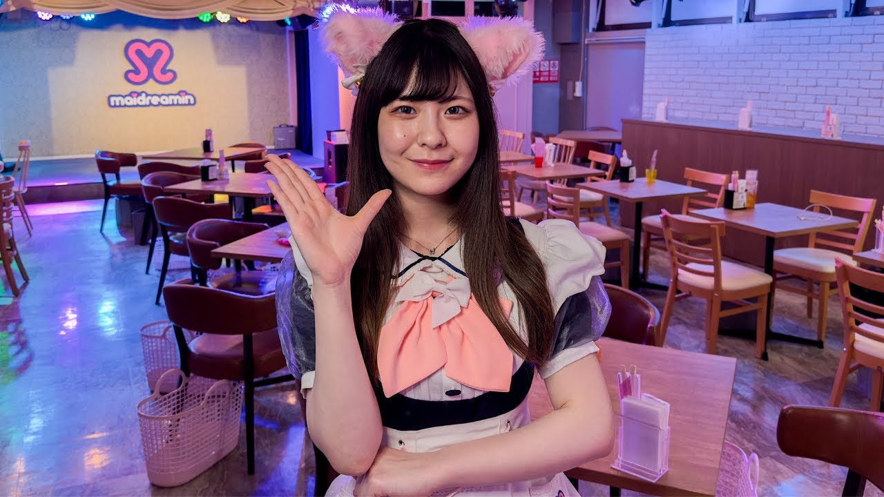 Visiting a Maid Cafe in Japan
