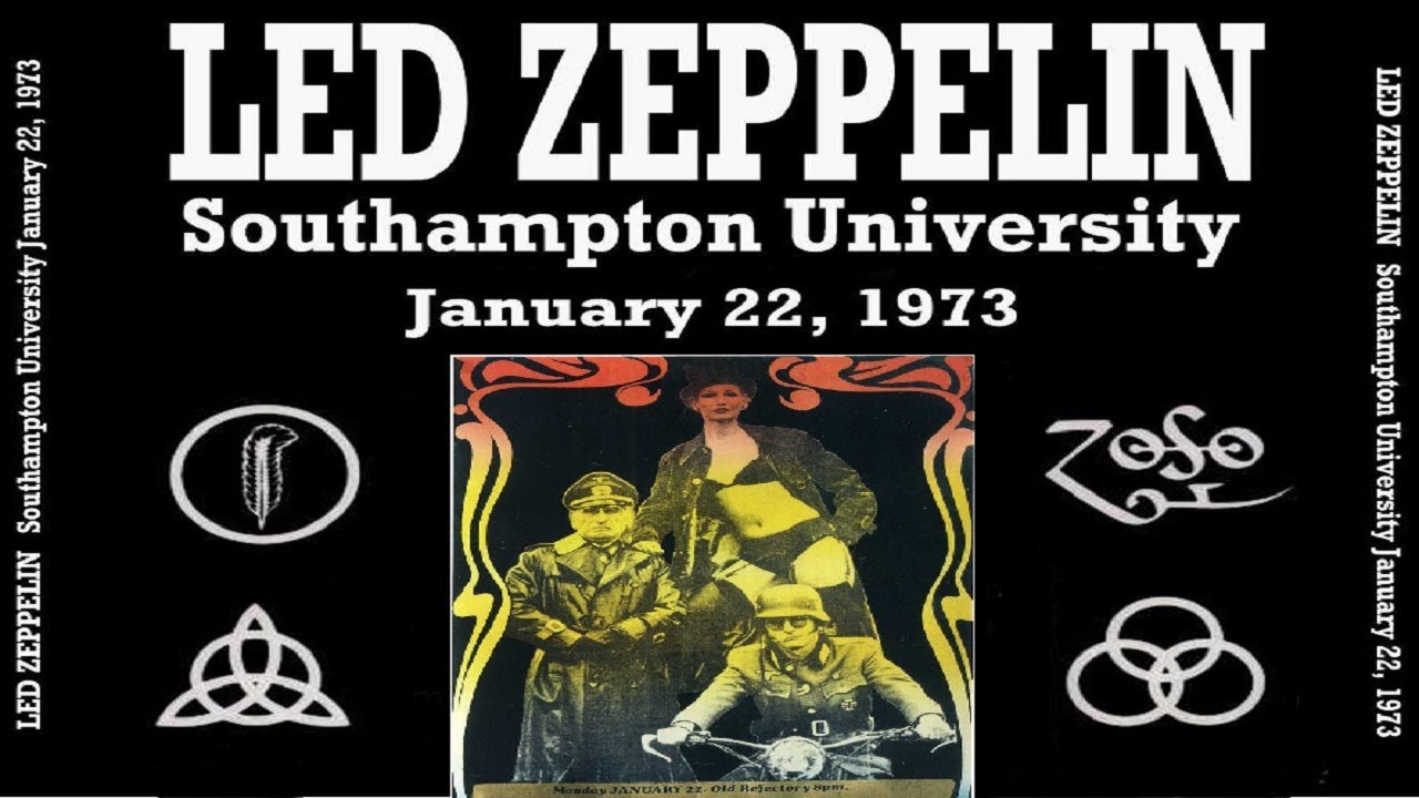 Led Zeppelin Live History - January 22, 1973  Southampton