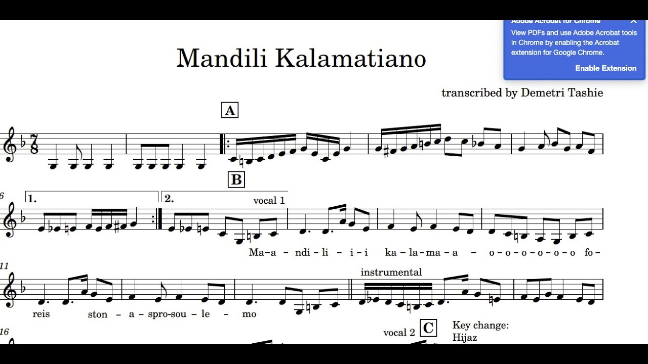 Mandili Kalamatiano For HCCS students learning