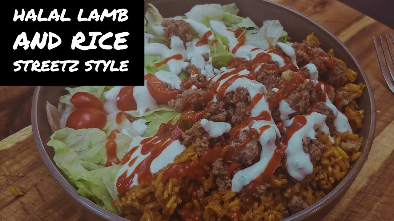 Halal Lamb And Rice Streetz Style