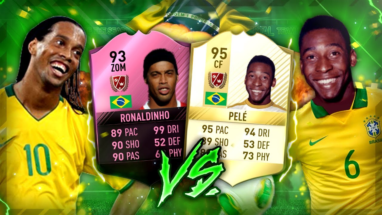 FUTTIE RONALDINHO VS PELÉ SQUAD BUILDER SHOWDOWN 😍🔥