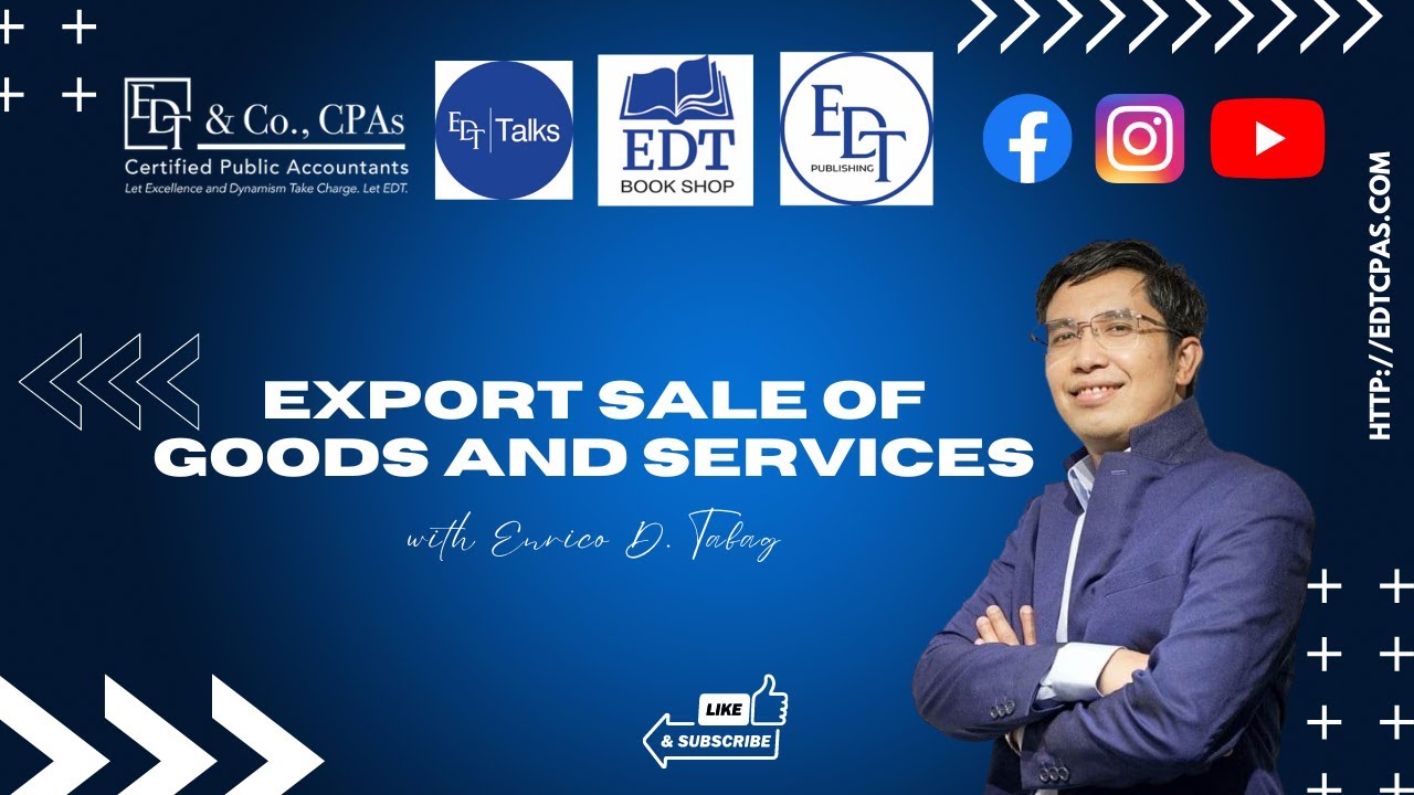 Export Sale of Goods and Services