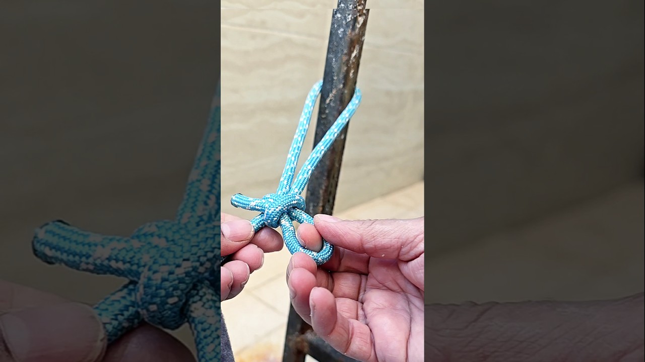 How to tie a clothesline #knot #diy