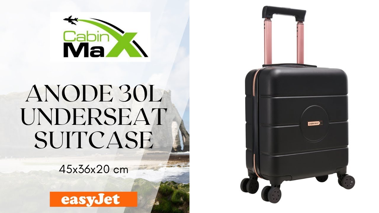 Avoid Extra Baggage Fees! Cabin Max Anode 30L | Best Underseat Suitcase for EasyJet. Free Carry-on