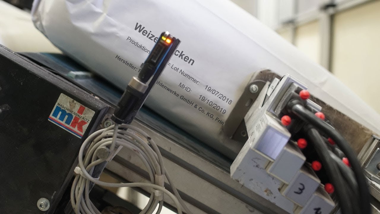 Markoprint Thermal Inkjet Printers mark boxes, trays and bags in dusty environment