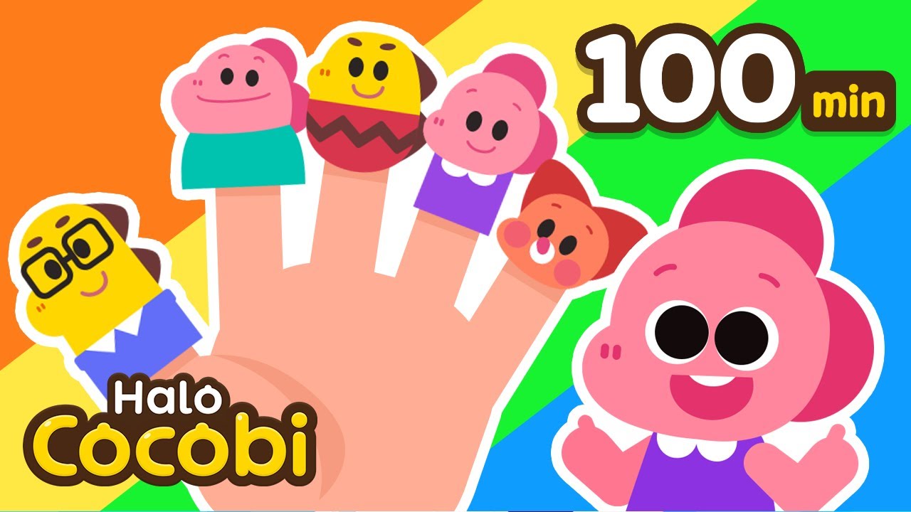 Lagu Keluarga Jari✋dan Lainnya | Lagu & Kartun Anak Terbaik | Kids Songs | Halo Cocobi