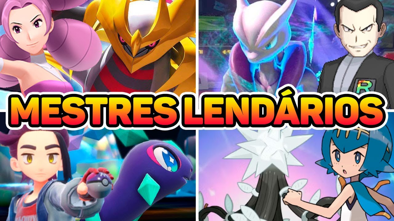 10 MESTRES POKÉMON QUE CAPTURARAM LENDÁRIOS!! Pt.5