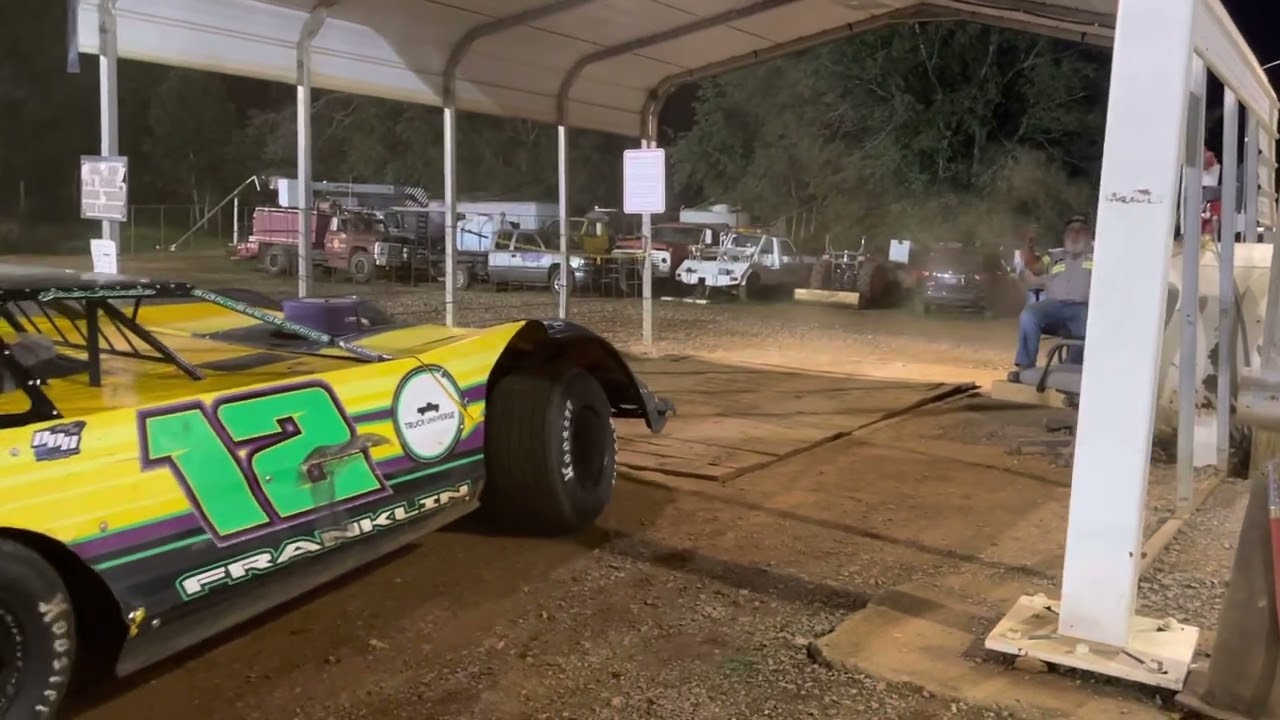 Duck River Raceway Park 602 CRUSA Late Model Modified&rsquo;s Getting checked at Scales