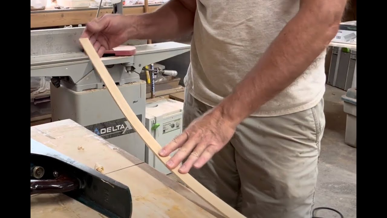 How to make tapered wooden sail battens
