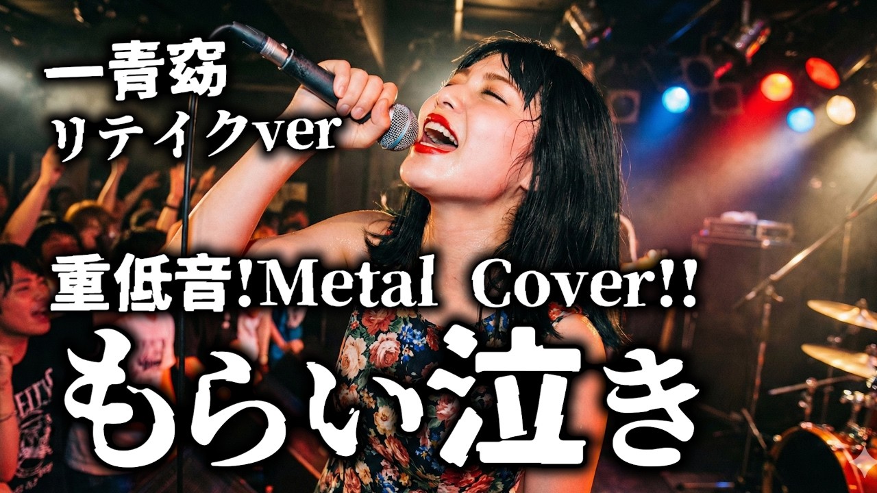 【リテイクver】一青窈の「もらい泣き」をヘヴィメタルにアレンジしてみた/AI METAL COVER/AIカバー
