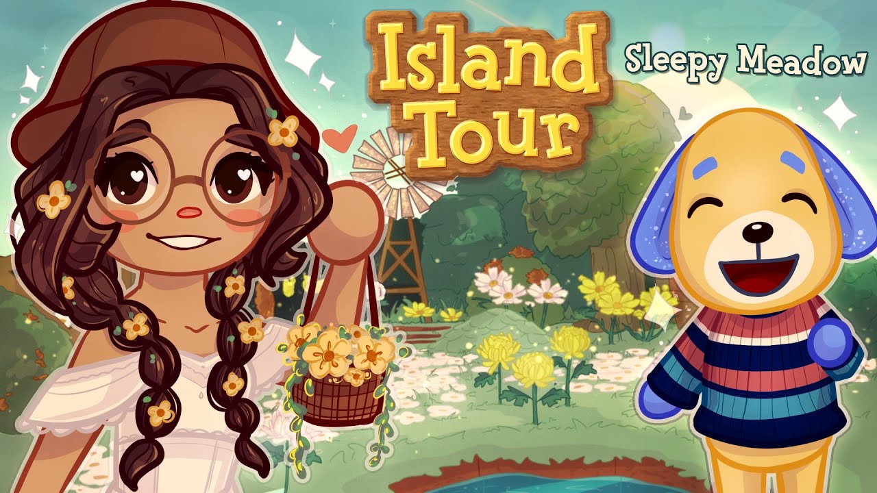 Sleepy Meadow Core Island Tour | Animal Crossing: New Horizons
