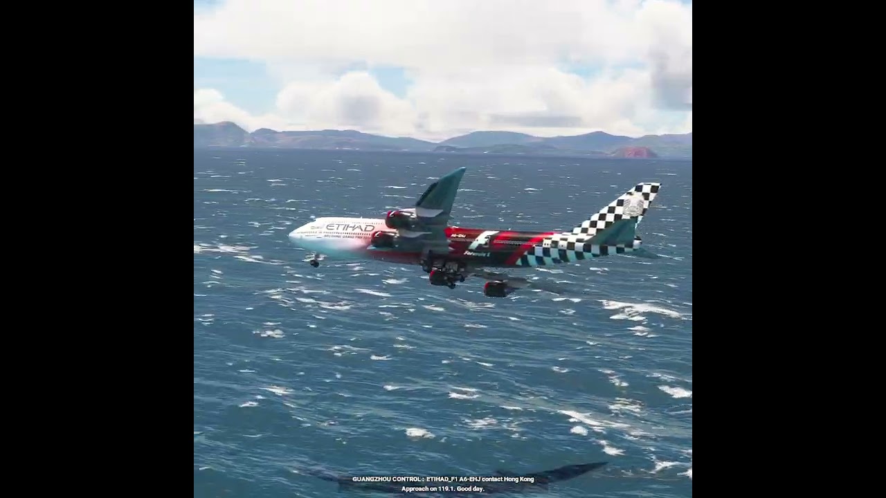 Impossible Landing!!! Amazing View before the Plane Landing eps.561