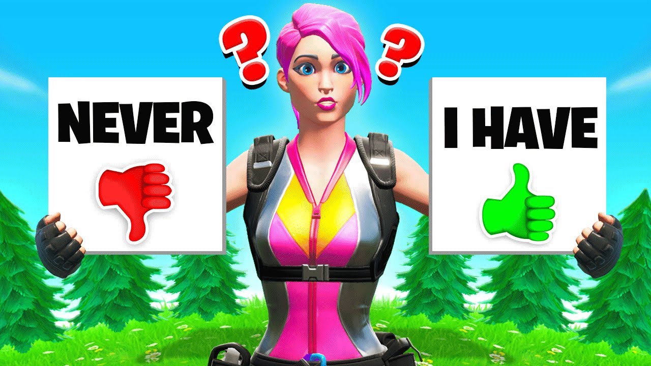 PLAYING Never Have I Ever! FOR OUR LOOT! (Fortnite)