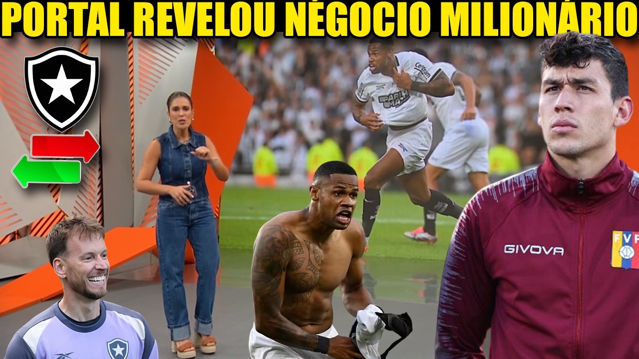 GLOBO ESPORTE BOTAFOGO! ASSINOU O CONTRATO, REFORÇOS E SAÍDA! NOTÍCIAS DO BOTAFOGO DE HOJE