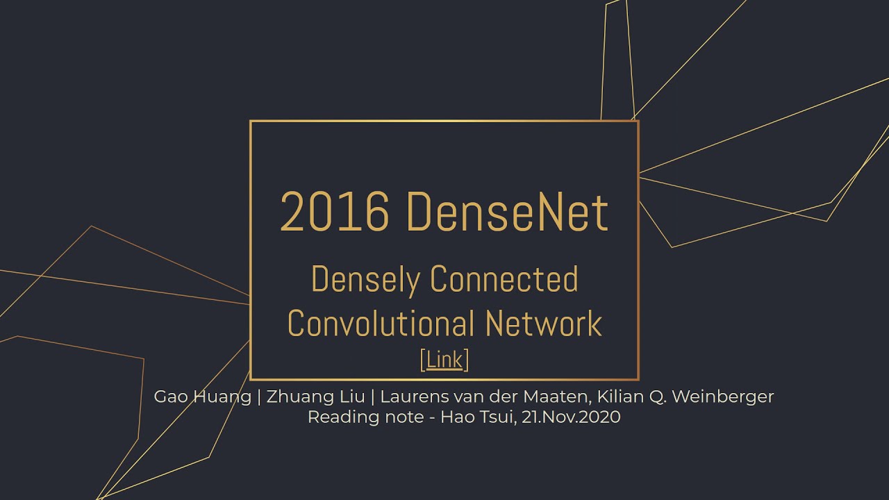 2016 DenseNet paper summary