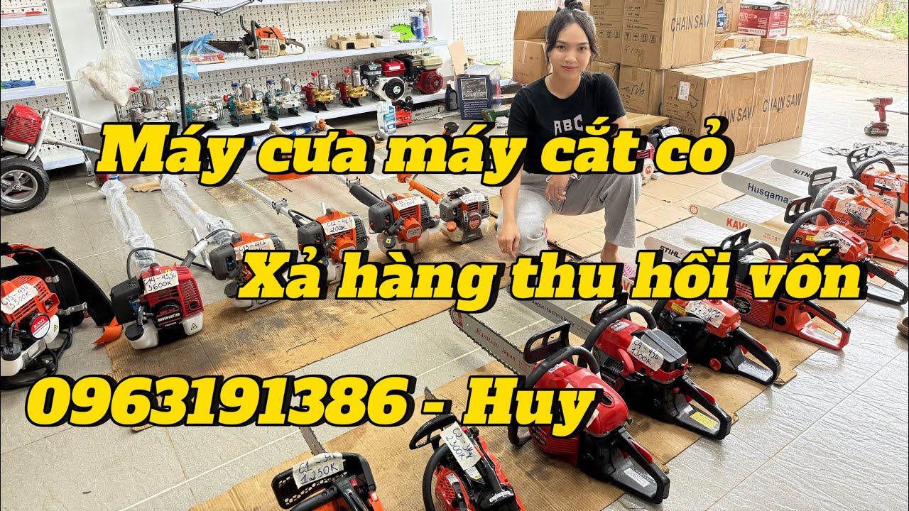 sale siêu xả kho máy cưa máy cắt cỏ cuối năm chỉ từ 1triệu150k gọi 0963191386 - Huy