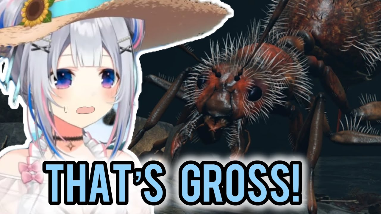 Amane Kanata’s reaction to the Giant Ants in Elden Ring [ENG SUB] | Hololive