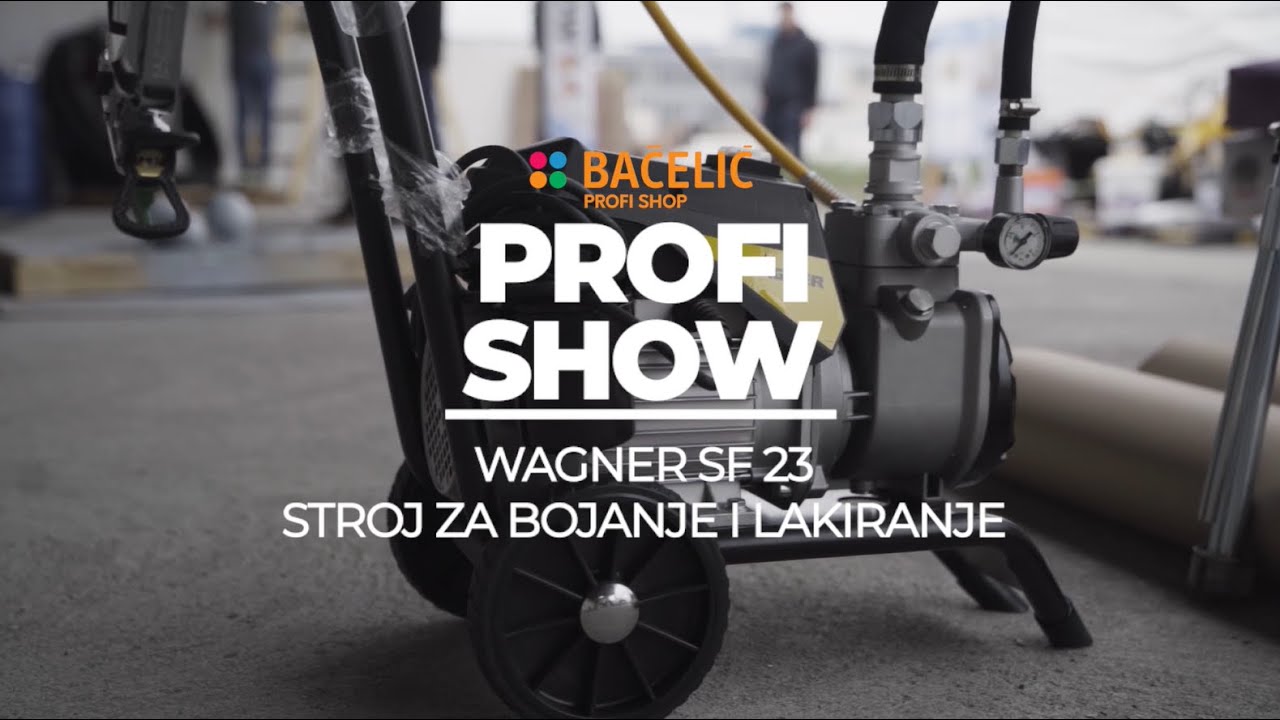 Wagner SF 23 – stroj za bojanje i lakiranje - Bačelić Profi Show 8.4.2022.