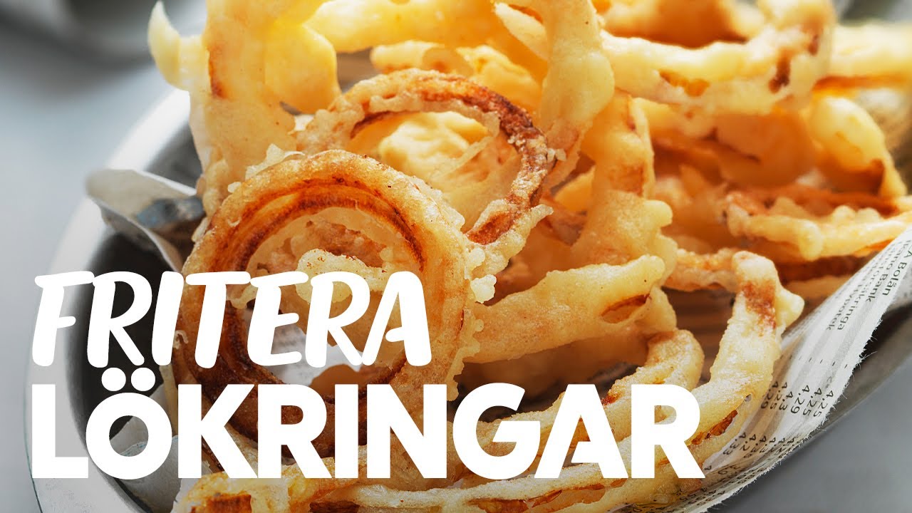 Fritera l&ouml;kringar - s&aring; g&ouml;r du!