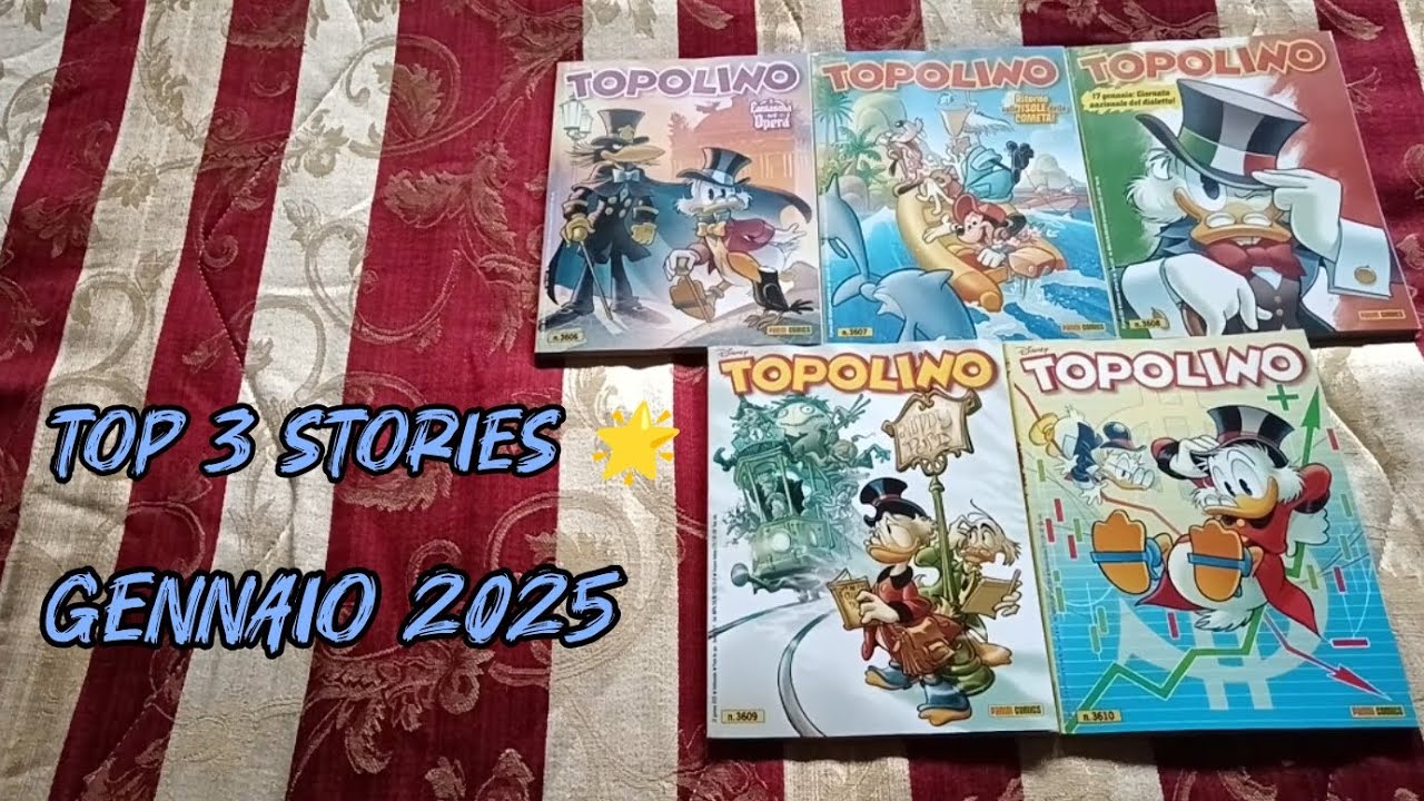 TOPOLINO TOP 3 STORIES 🌟 - Gennaio 2025 | Le storie più belle del mese 🔥💣🌀💥💯