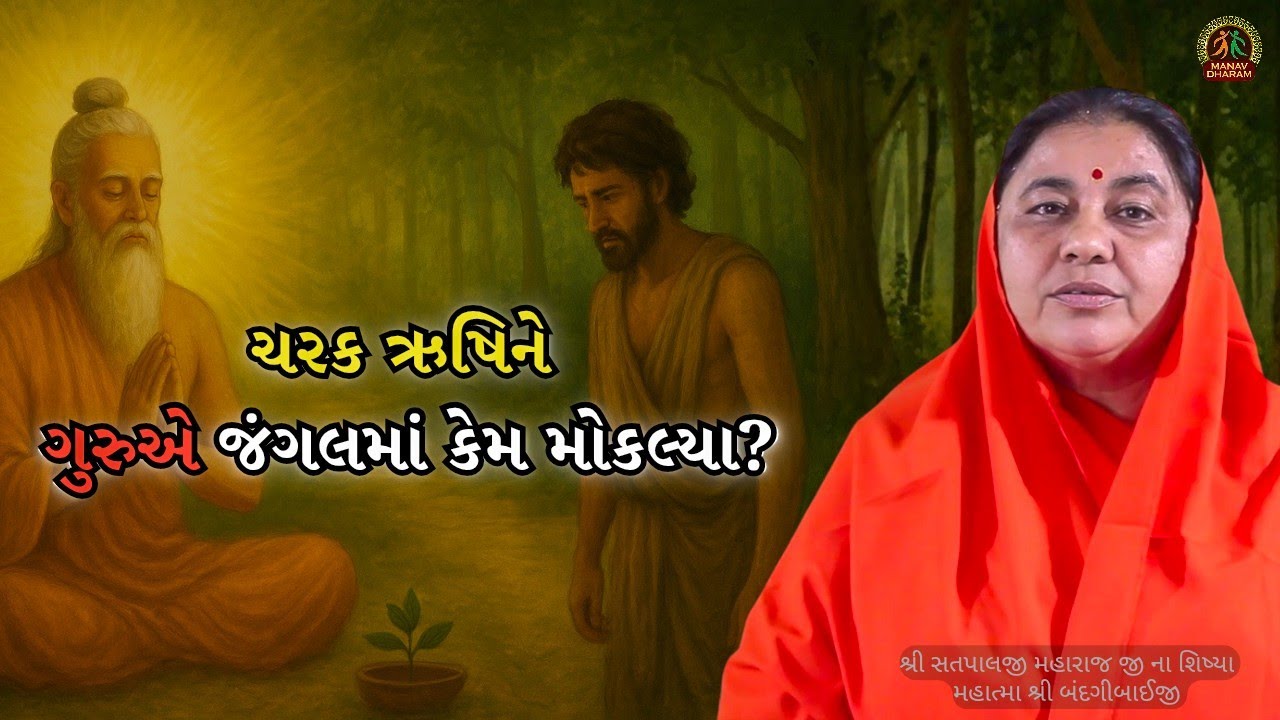 ચરક ઋષિને ગુરુએ જંગલમાં કેમ મોકલ્યા? | ગુરુ-શિષ્ય ની અણમોલ કથા