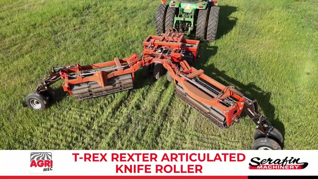 Agrimec T-REX Rexter Articulated Knife Roller