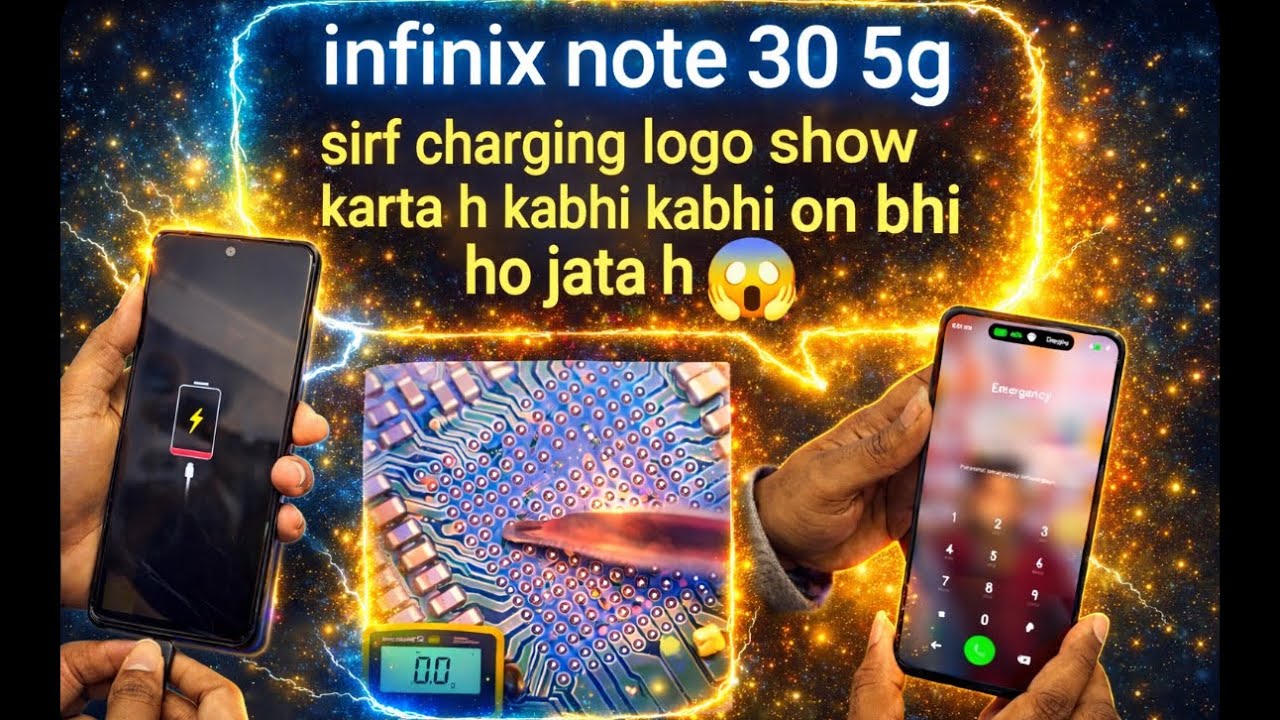 Infinix Note 30 5G Restart & Charging Logo Problem Solution 