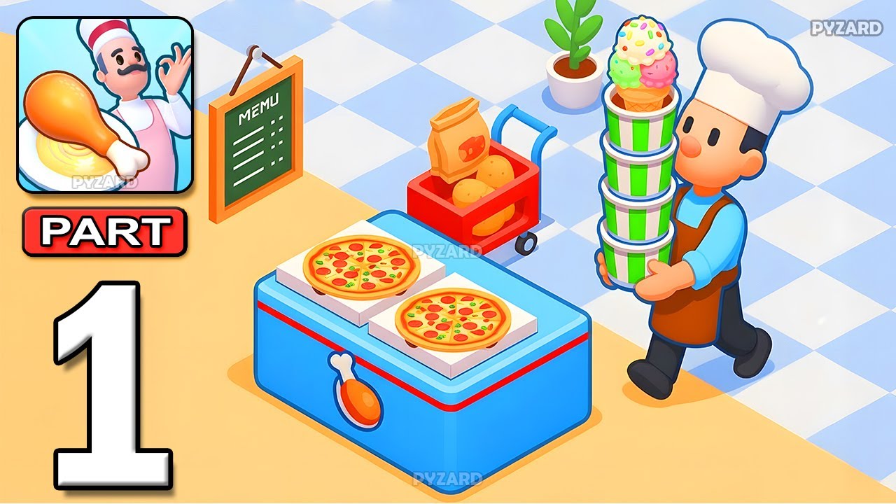 Chicken Fries - Gameplay Walkthrough Part 1 - Bake Crispy Chicken (Android, iOS)