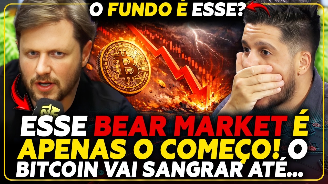 🚨 O BITCOIN VAI CAIR 90%? QUEDA DO BITCOIN ASSUSTA AUGUSTO BACKES!