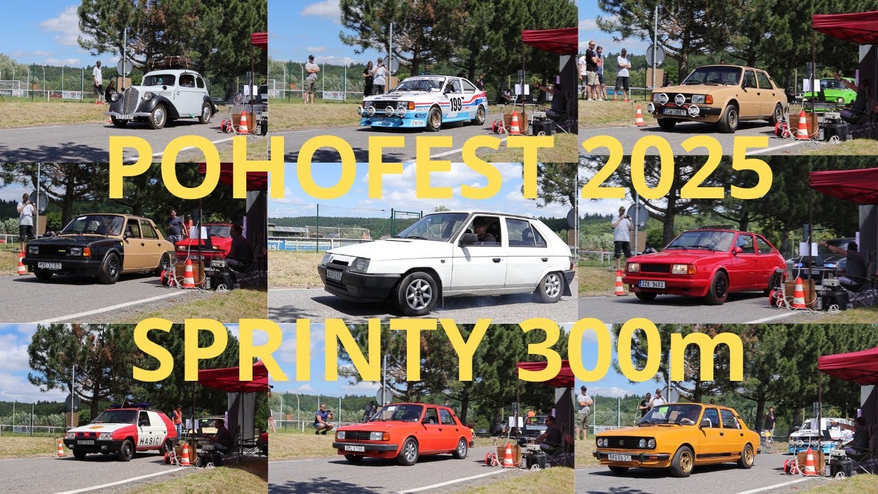 POHOFEST 2025 I SPRINTY 300m I RAPID 130 RH I HÁJOVA BESTIE I TURBORIT I VRBA MOTORSPORT