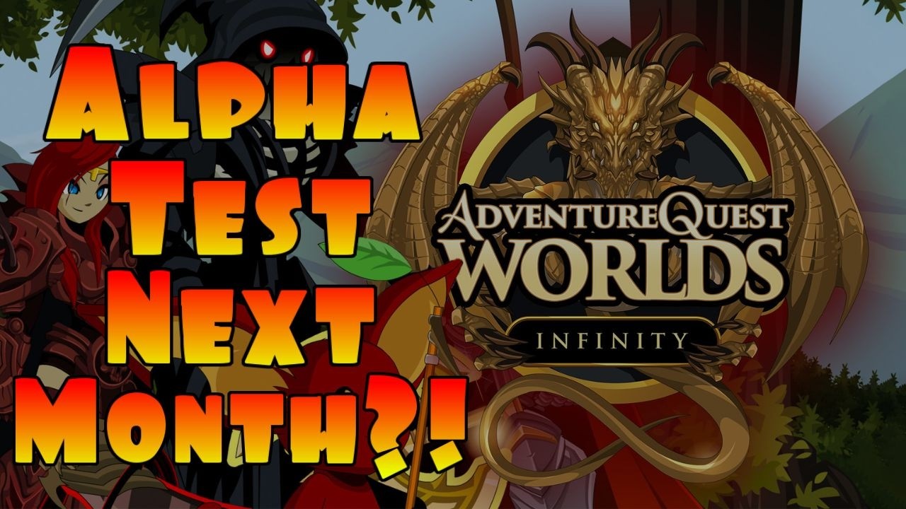 AQW Infinity Alpha Test Next MONTH?! You Can STILL Get A Custom Item! Trade Skills?!