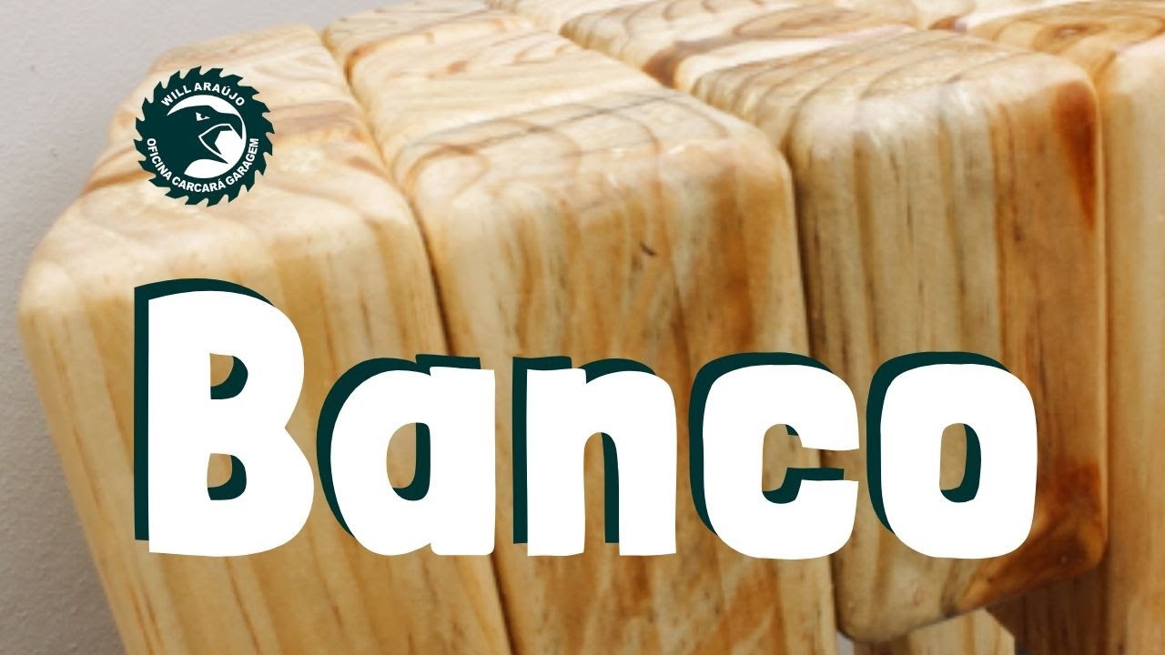 Lindo Banco de Pinus feito com resto de obra, sem prego ou parafuso. #marceneirosconfinados