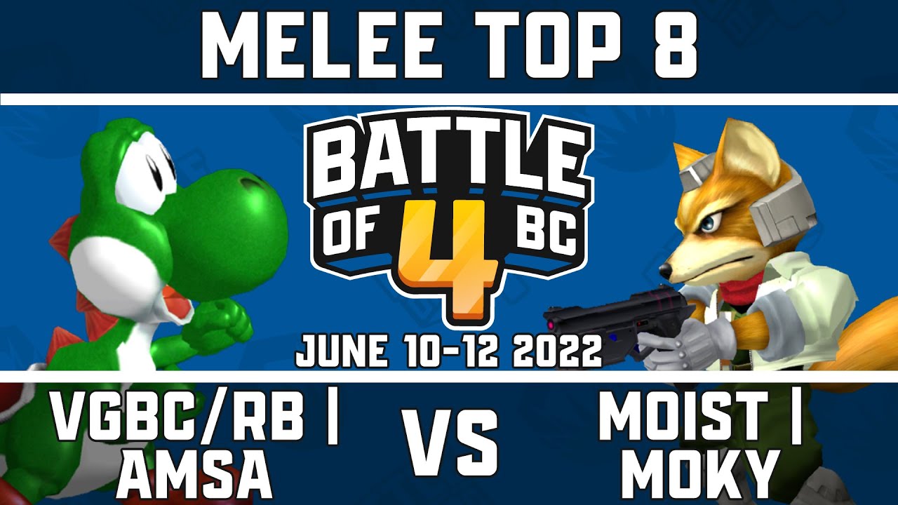 VGBC/RB | aMSa vs moist | moky - Melee Singles Top 8 - Battle of BC 4