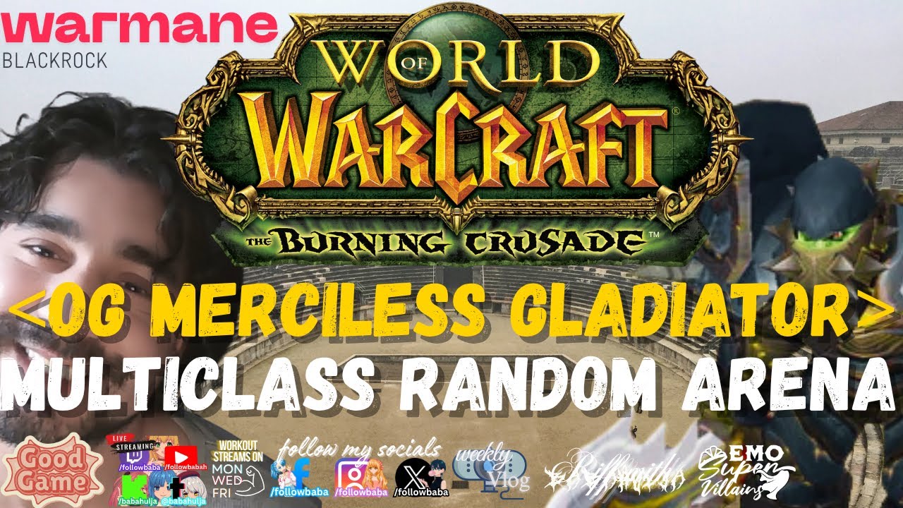 Warmane Blackrock TBC PVP - Warrior Enha Druid 3s Arena Quest
