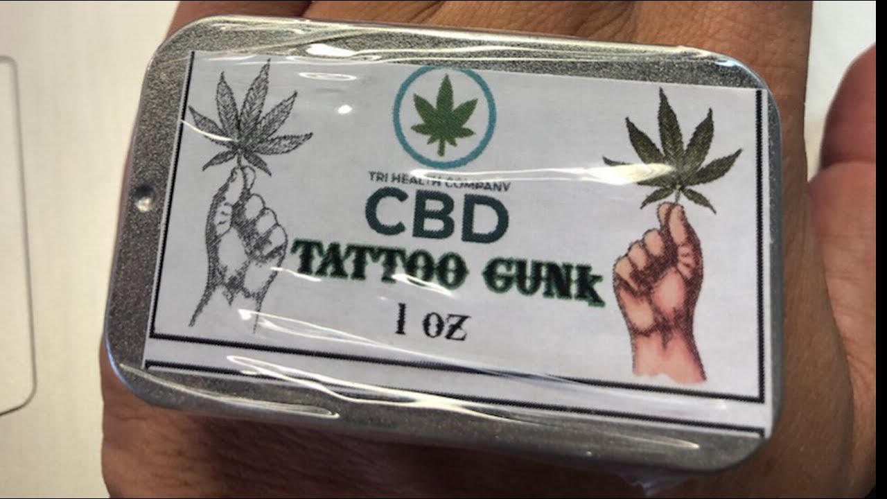 Steel Valley CBD Tattoo Gunk by #TriHealthy