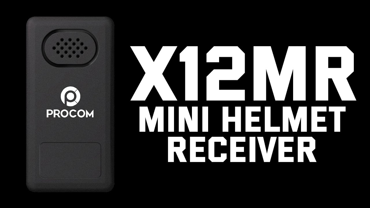 X12MR Mini In-Helmet Receiver - ProCom Headsets