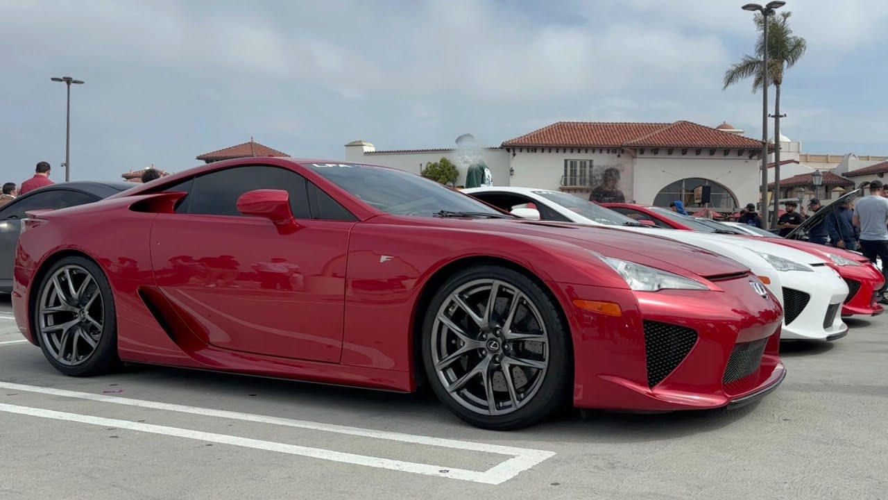 アメリカでレクサスLFA大集合！スーパーカーを見に行って、海沿いをで過ごした休日vlog