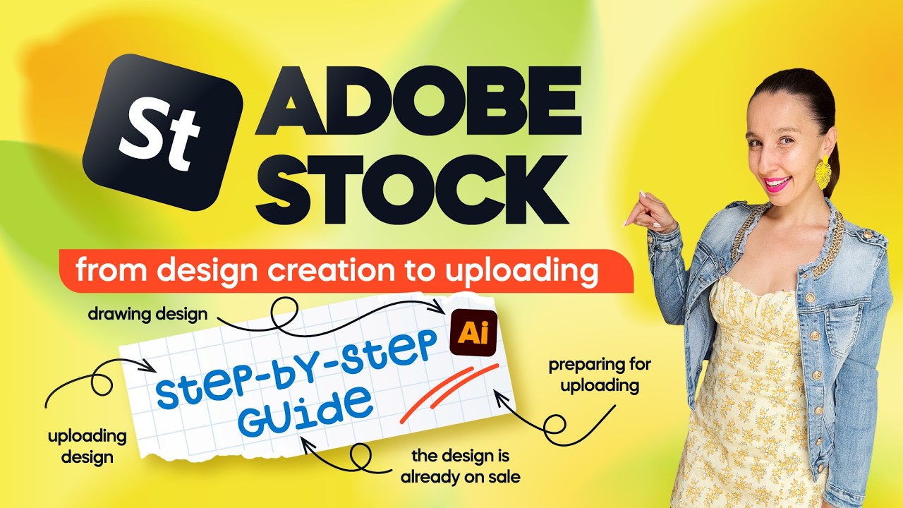 Полное руководство по Adobe Stock для начинающих: от создания дизайна до первой загрузки.