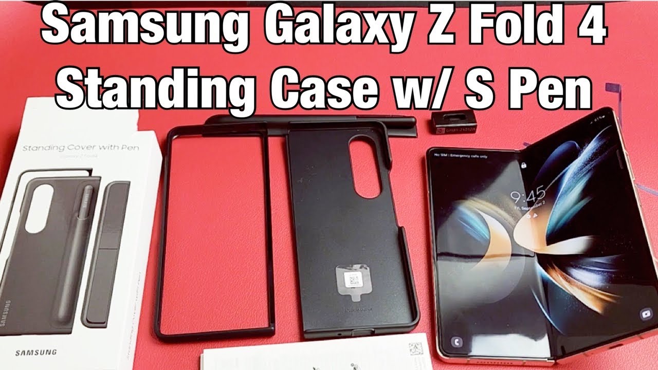 Official Samsung Galaxy Z Fold 4 Standing Cover w/ S Pen & Holder Review